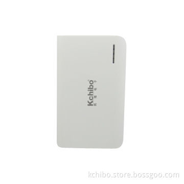 Emergency mobile phone power bank with 6600mAh capacity